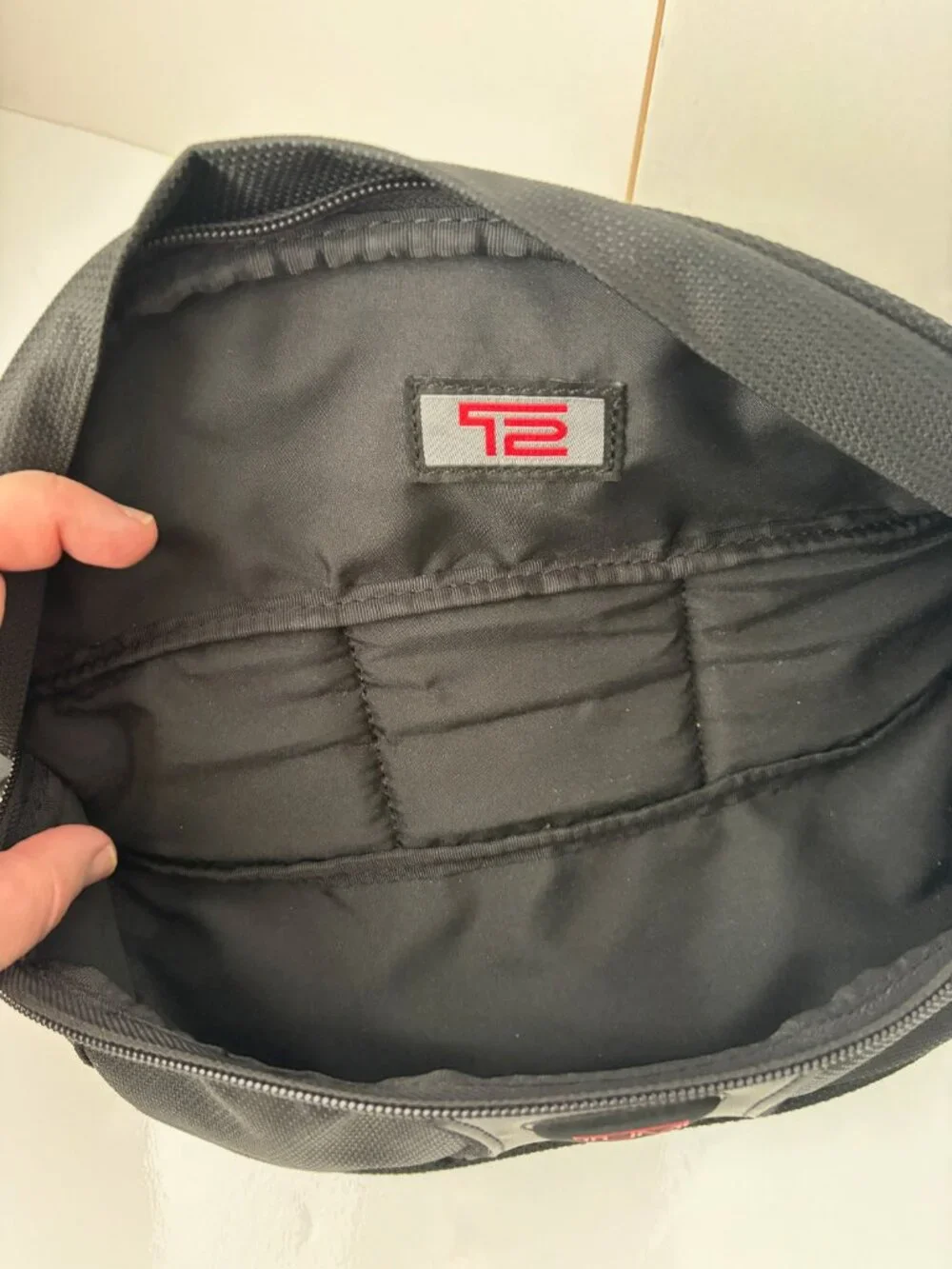 Tumi 599c Black Ballistic Nylon Waist Bag Fanny Pack